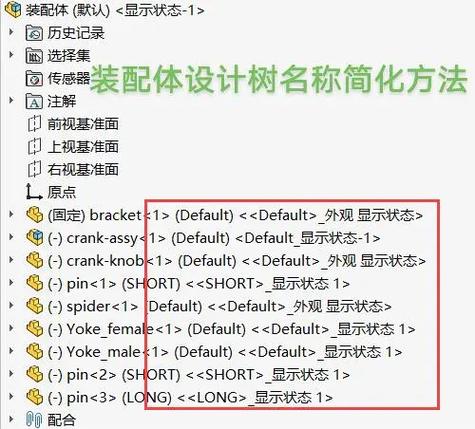 sw装配体改零件名称