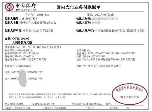 银行转账记录缩略图