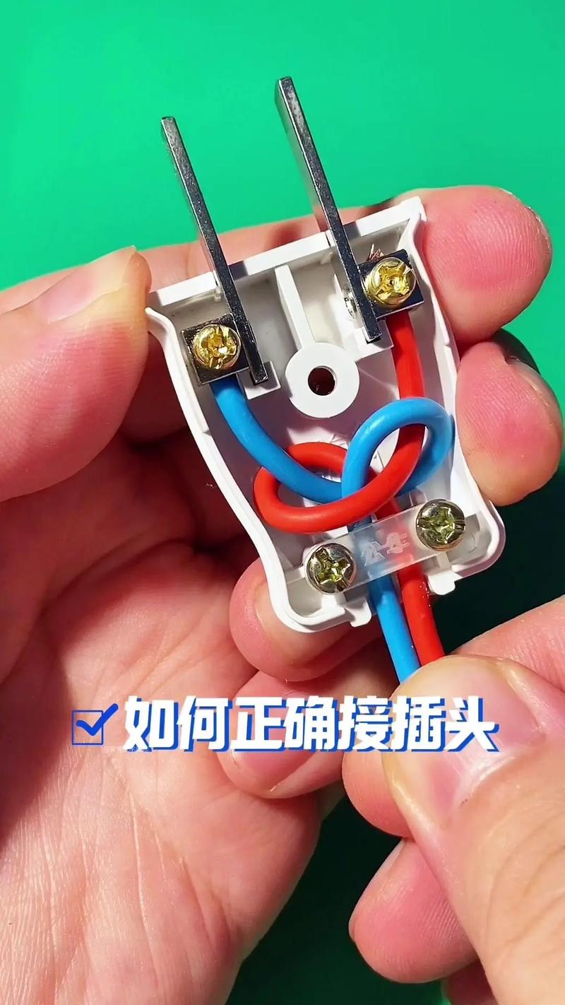 三项插头怎么接两根线视频