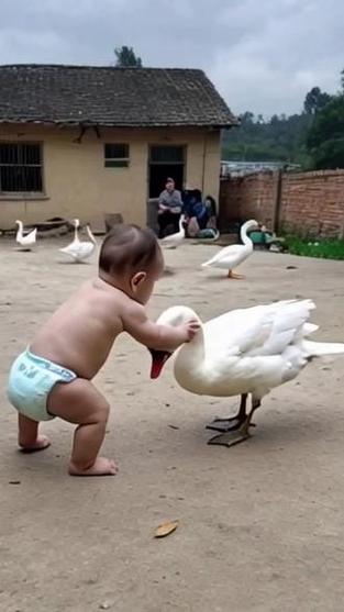 人鹅大战