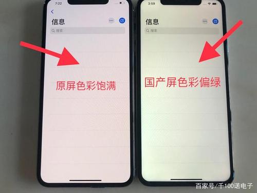 苹果手机原装屏幕和国产屏幕区别图标