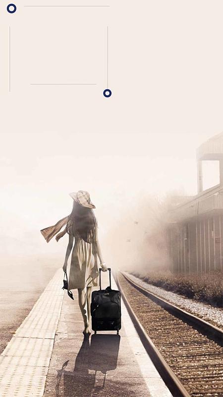 唯美一个人旅行图片截图
