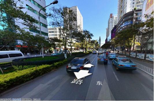 免费无限放大的街景地图