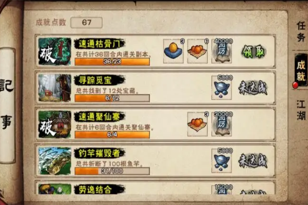 烟雨江湖铁刃门多少战力通关截图