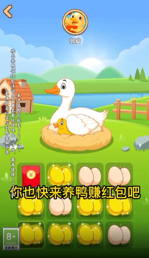 养鸭赚钱图标