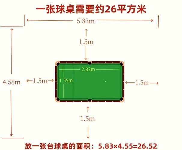 中式8球台球桌尺寸标准尺寸缩略图