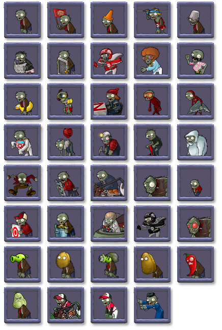 PVZ僵尸图鉴游戏截图