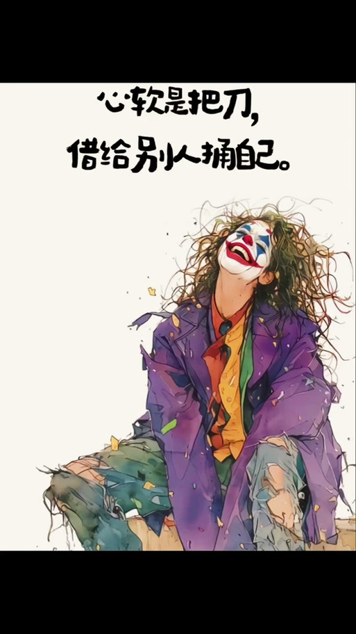 颓废讽刺自己的图片