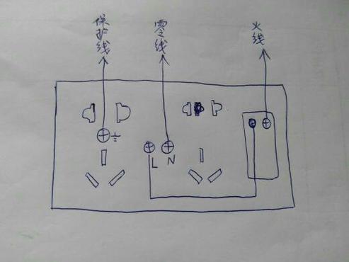 十孔插座接线示意图截图