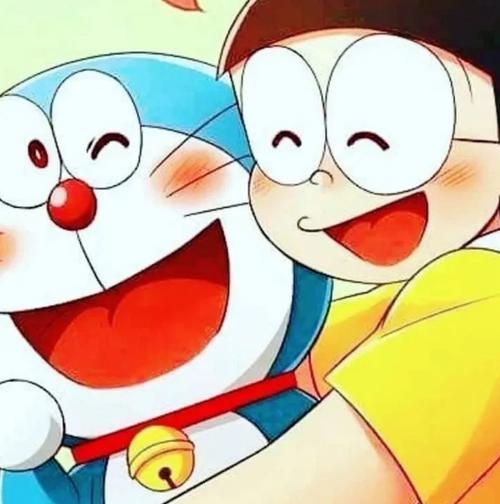 哆啦A梦和大雄头像截图