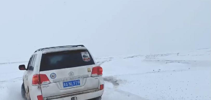 丰田陆巡的雪地模式