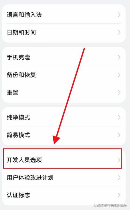 华为开发者选项使用方法