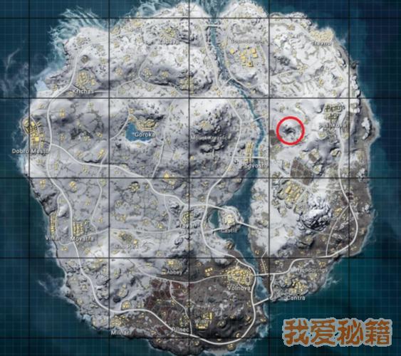 和平精英雪地山洞在哪