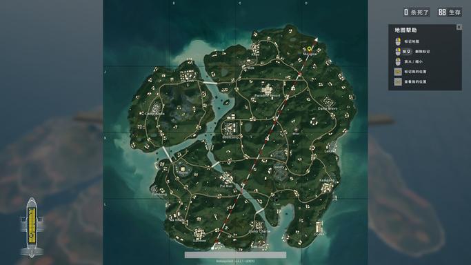 pubg莫名其妙删掉的地图截图