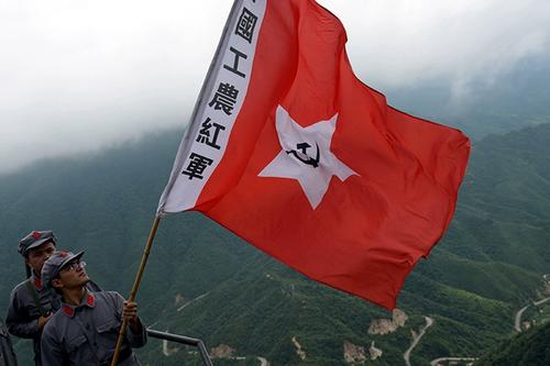 红军时期党旗图片