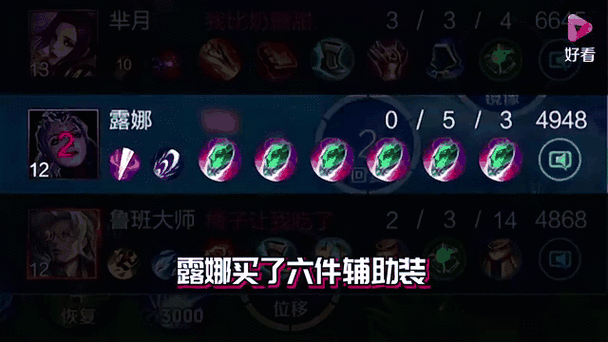 露娜不打野出装