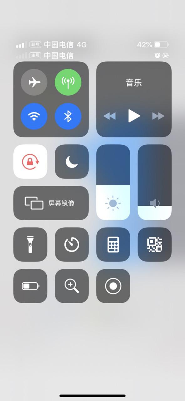 苹果双卡信号图标