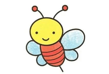 小蜜蜂怎么画简单又漂亮