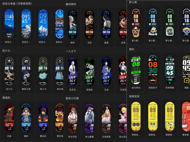 小米手环6 自定义表盘缩略图