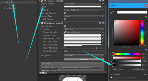 unity点击button做动作