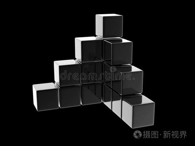 黑色立方体