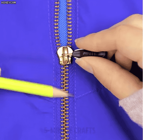 羽绒服拉链插销坏了怎样修