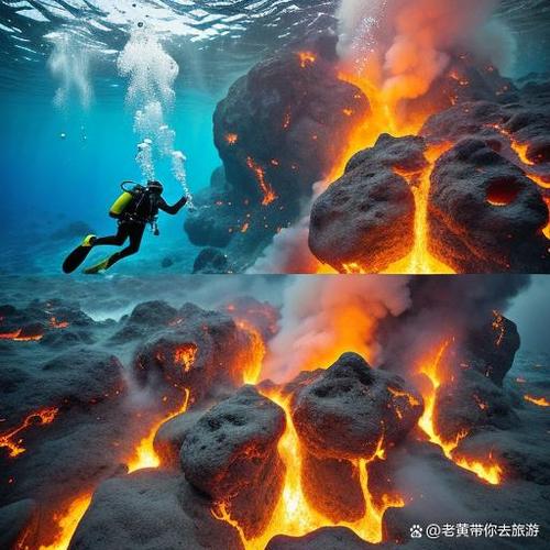 海底岩浆图片