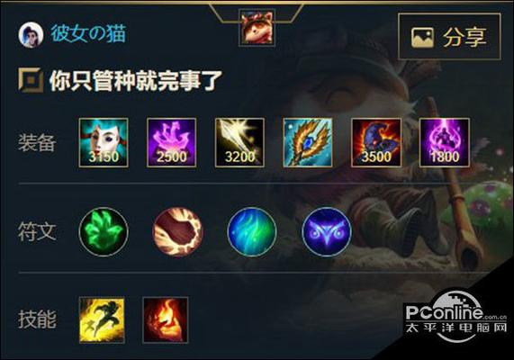 征服者提莫出装