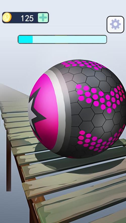 有一款3d的滚球游戏