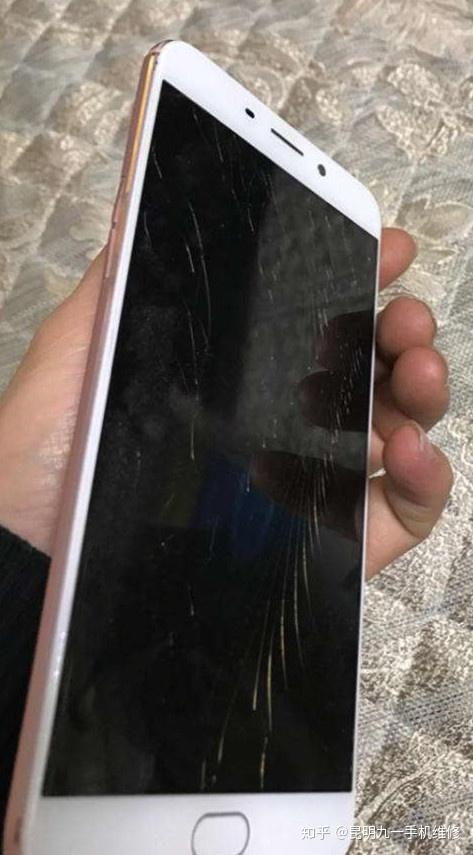 oppo手机屏幕故障截图