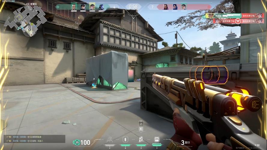 csgo持枪视角经典和默认对比