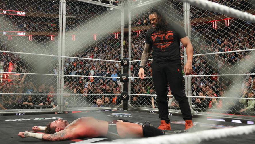 wwe罗曼最新一期比赛