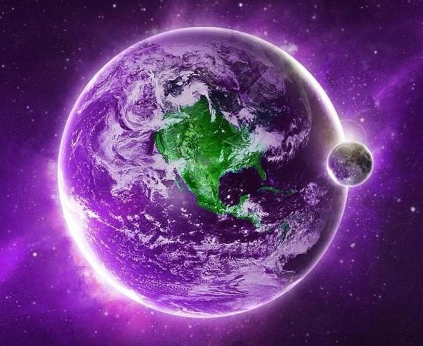 紫色的像地球的浏览器