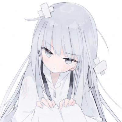 白发少女头像