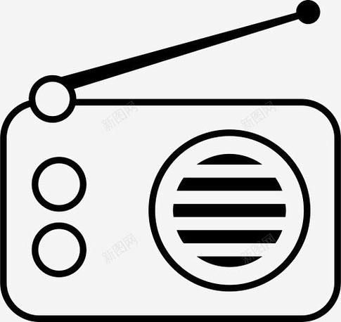 收音机单曲循环标识