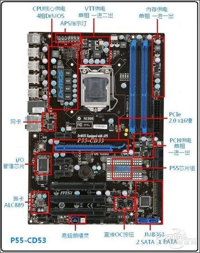 微星主板audio接口图解