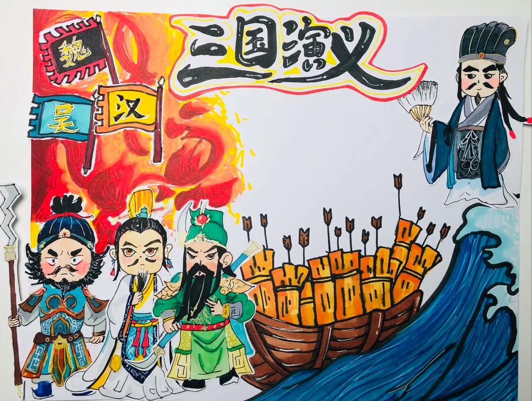 一二三年级画三国