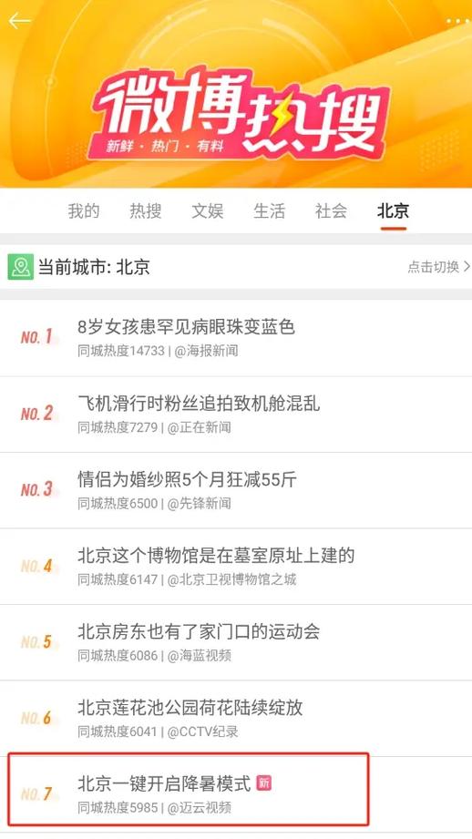 微博热搜榜第一名