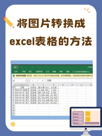 微信图片表格转成电子表格