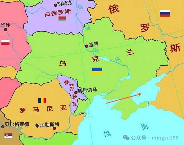 中国和乌克兰地图中文版全图