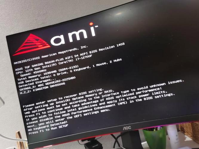 电脑显示ami怎么解决