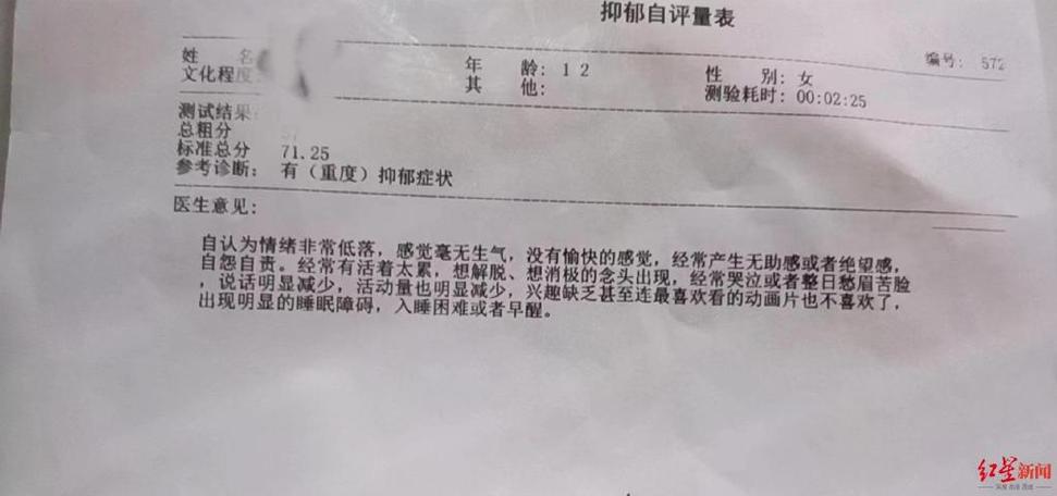 一键生成抑郁症报告单