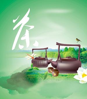 茶馆开业宣传广告图标