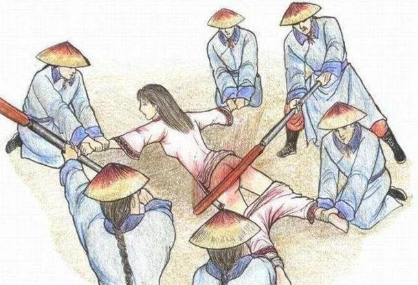 捆粽子脚刑