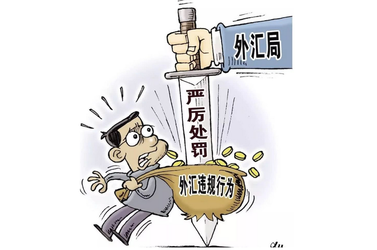 对于个人违反外汇管理规定的交易截图
