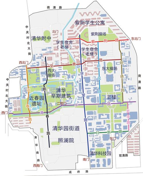 清华大学地图高清版 最新版截图