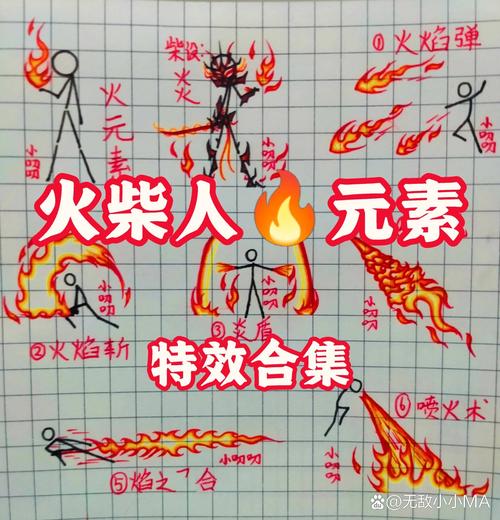 火柴人火焰特效