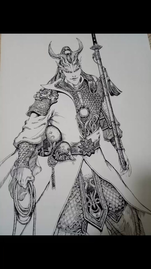 银角大帝怎么画