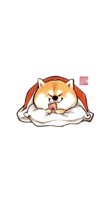 动画柴犬表情包
