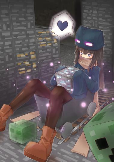 我的世界僵尸插末影娘